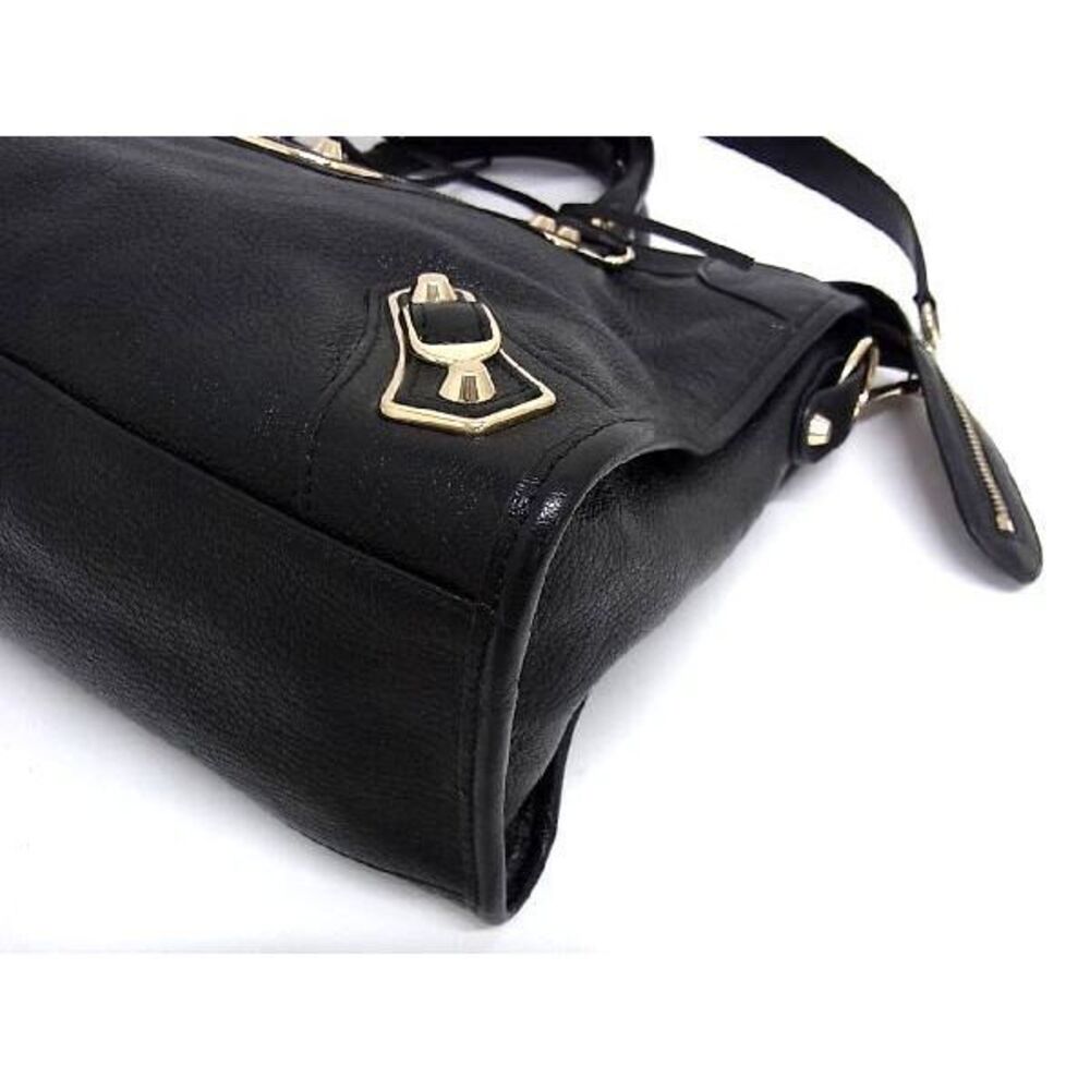 Balenciaga City Black The Handbag Leather Mirror - Picture 7 of 7